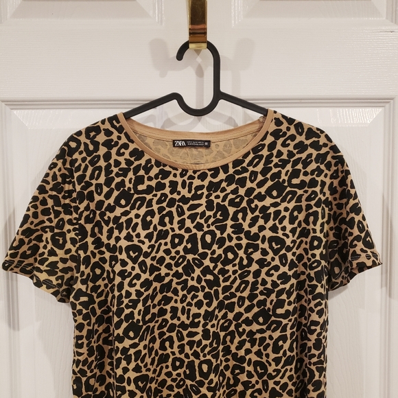 ZARA | Animal Print T-shirt Medium Ladies - Picture 6 of 6